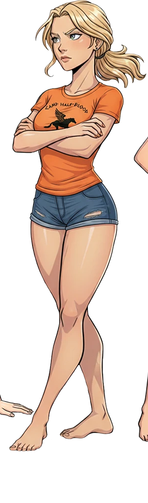 Annabeth, unimpressed
